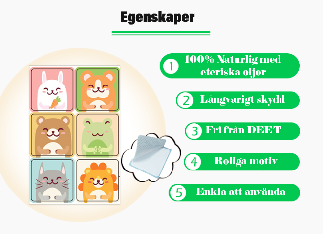 Myggplåster information