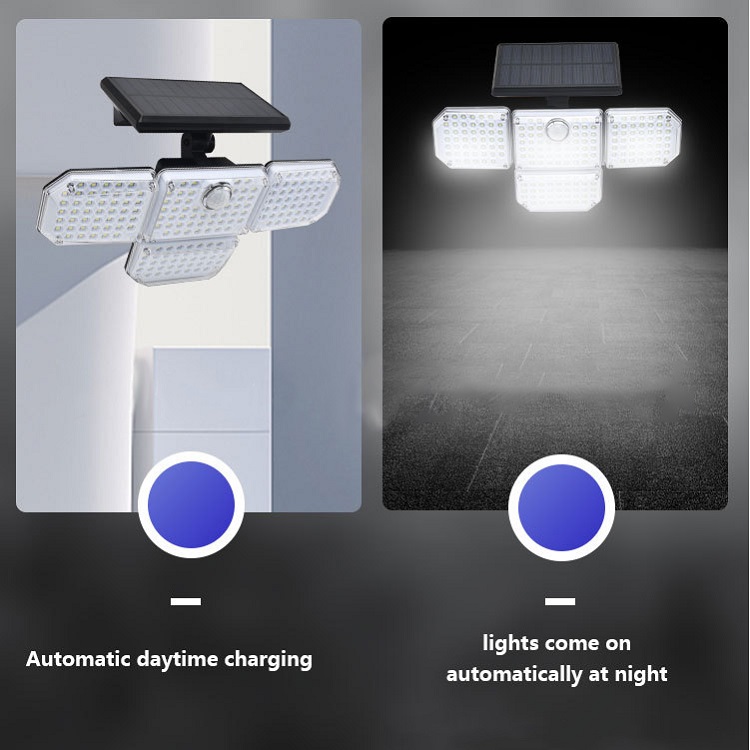 Solcells strålkastare LED Färgelanda