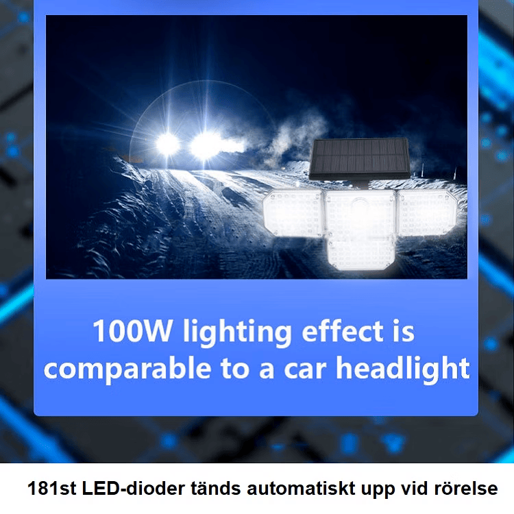 Solcells strålkastare LED Aneby