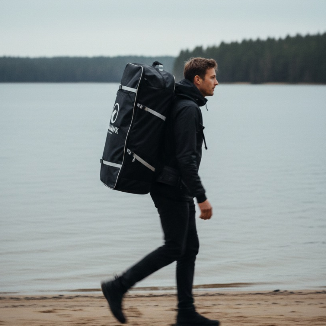 Seahawk Signature 12.6 packad i ryggsäck