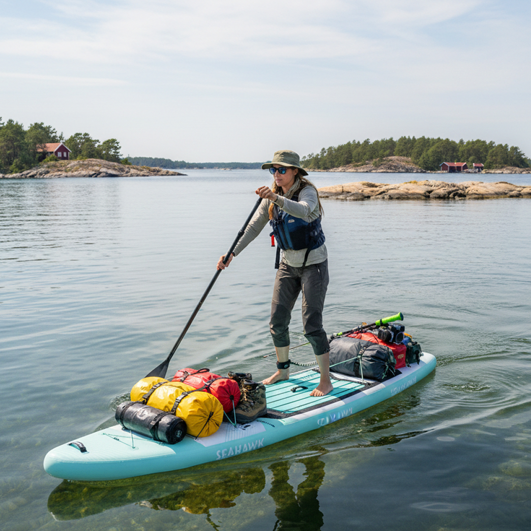 Touring-paddling på öppet vatten med Seahawk Ocean 12.6