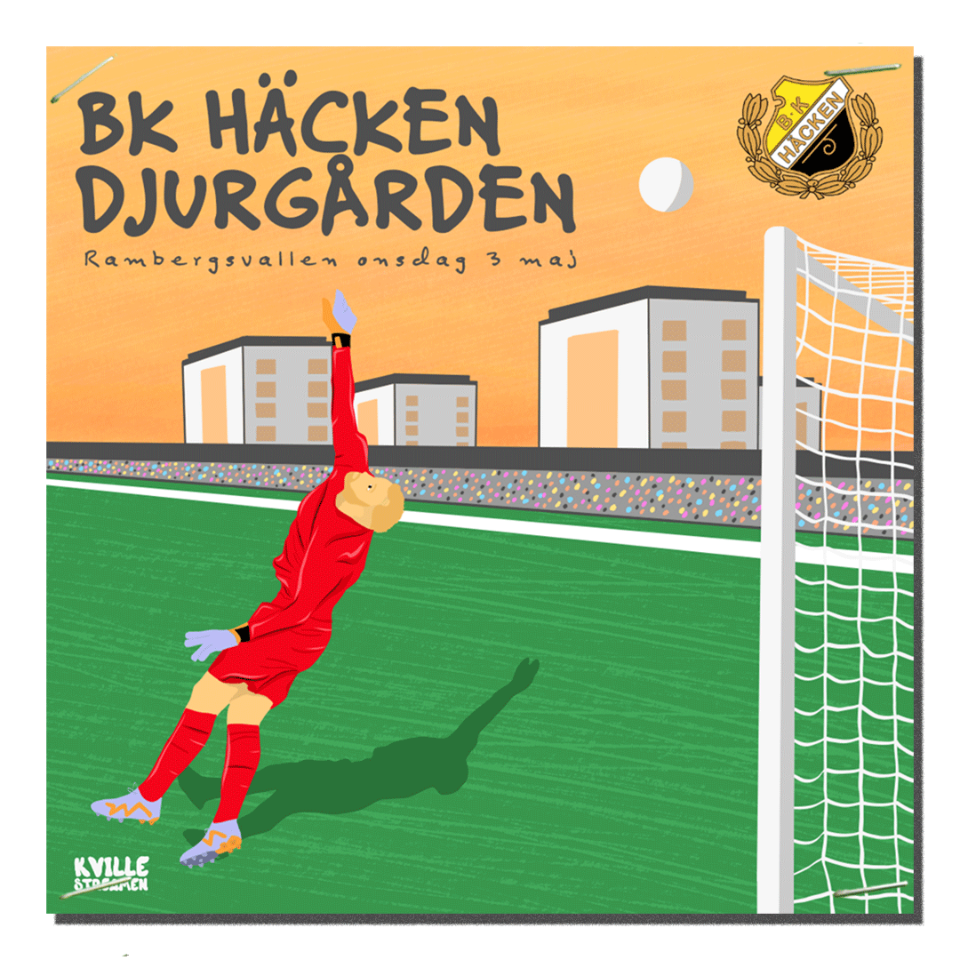 Matchposter: DIF hemma 2023