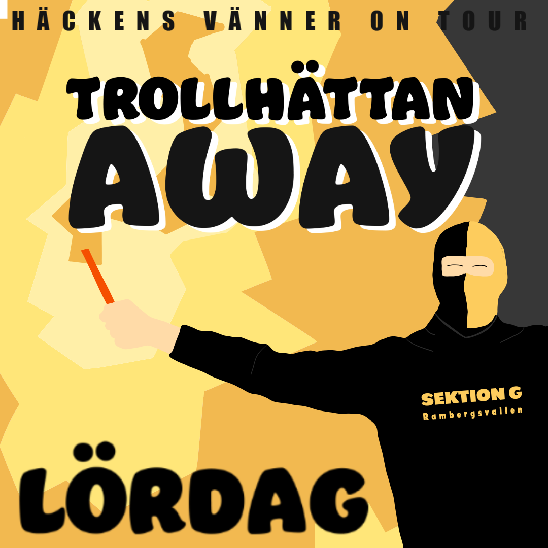 Häckensvänner on tour - Trollhättan away