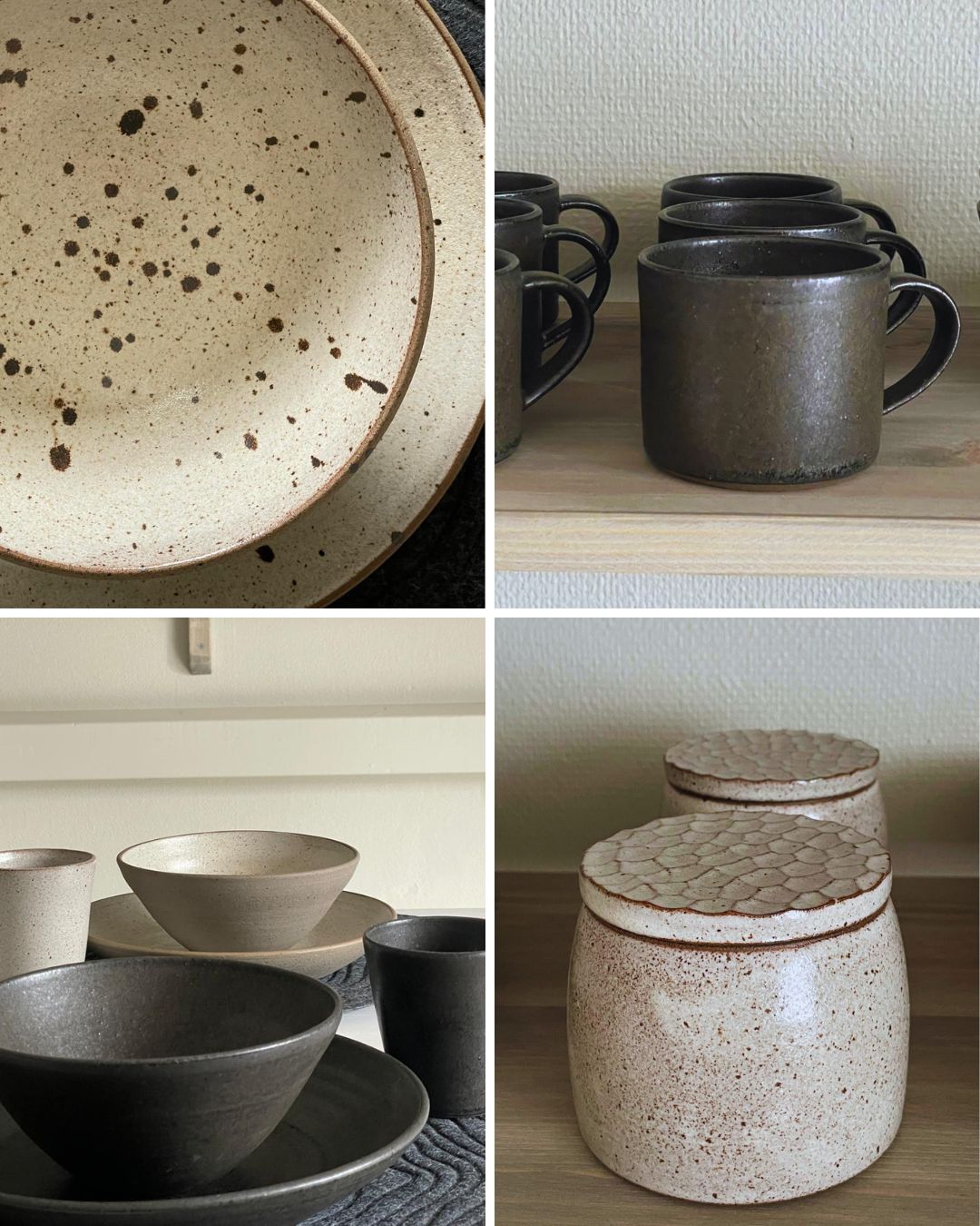 Handdrejad servisdelar från Fjällström Rodriguez Ceramics