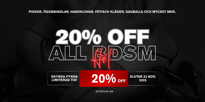 20% rabatt på BDSM leksaker