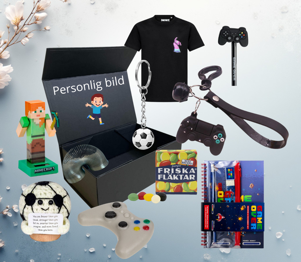 Presentbox till pojke 7-12 år