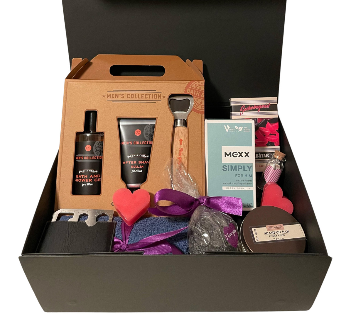 Romantisk presentbox till pojkvän