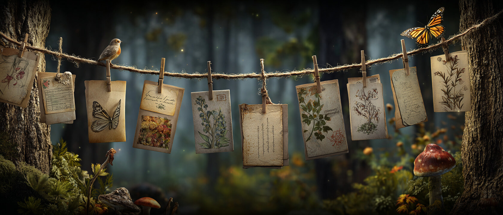 Höstkort hos Mr Humblebee 