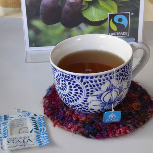 Fairtrade-märlkt te i påse från Les Jardins de Gaïa. Foto: Klotet I Lund