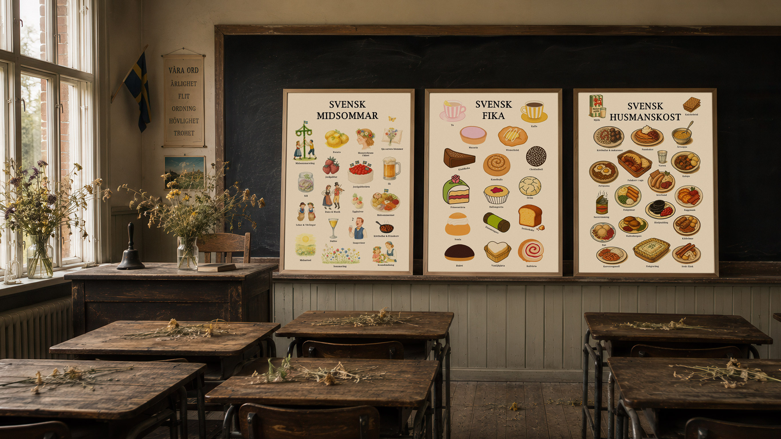 Svenska traditioner – posters från Walldreams