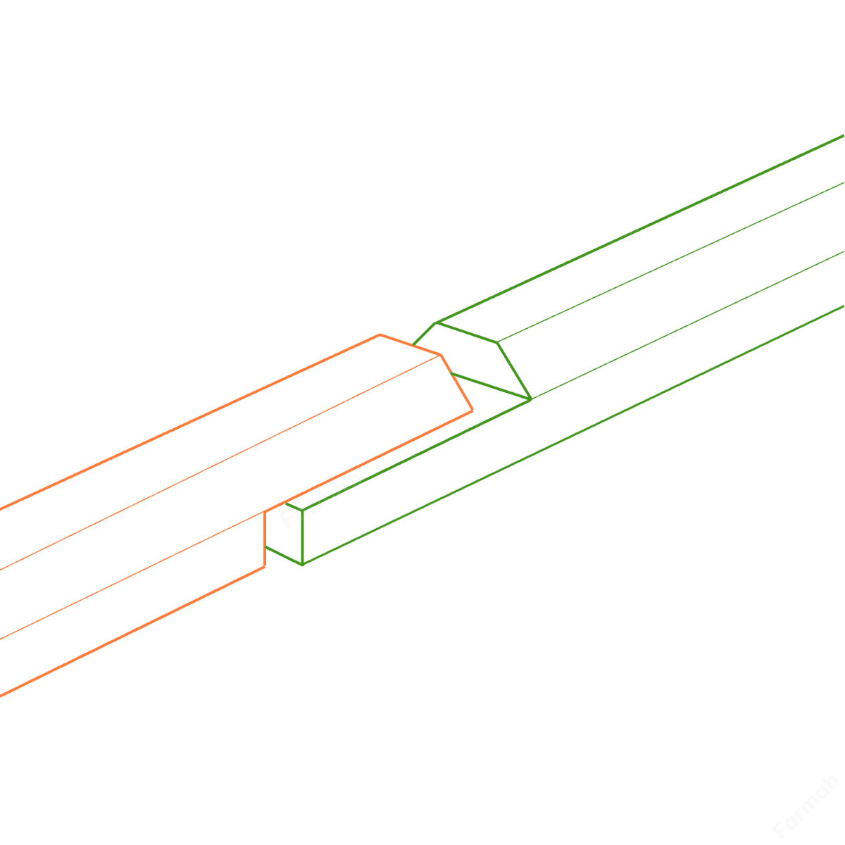Laskad stängselslana för hållbara fogar