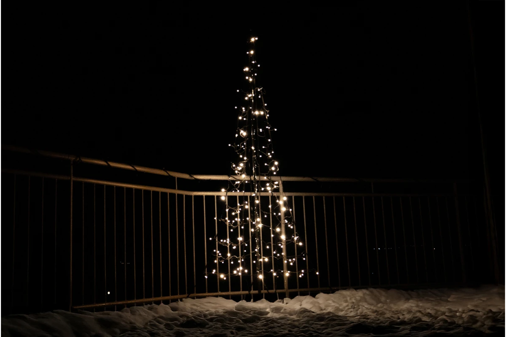 Glimma Ljusgran utomhus