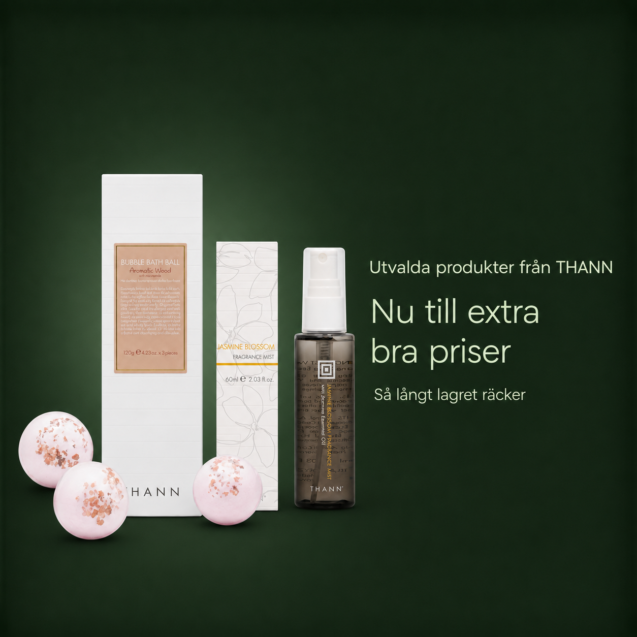 Utvalda produkter från THANN till extra bra priser