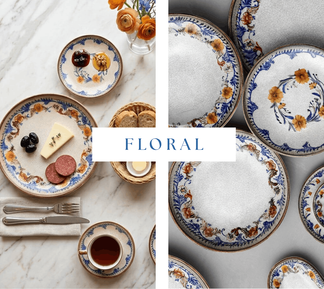 Bonna Floral tallrikar