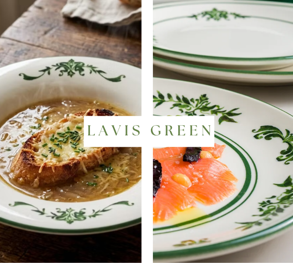 Bonna Lavis Green porslin