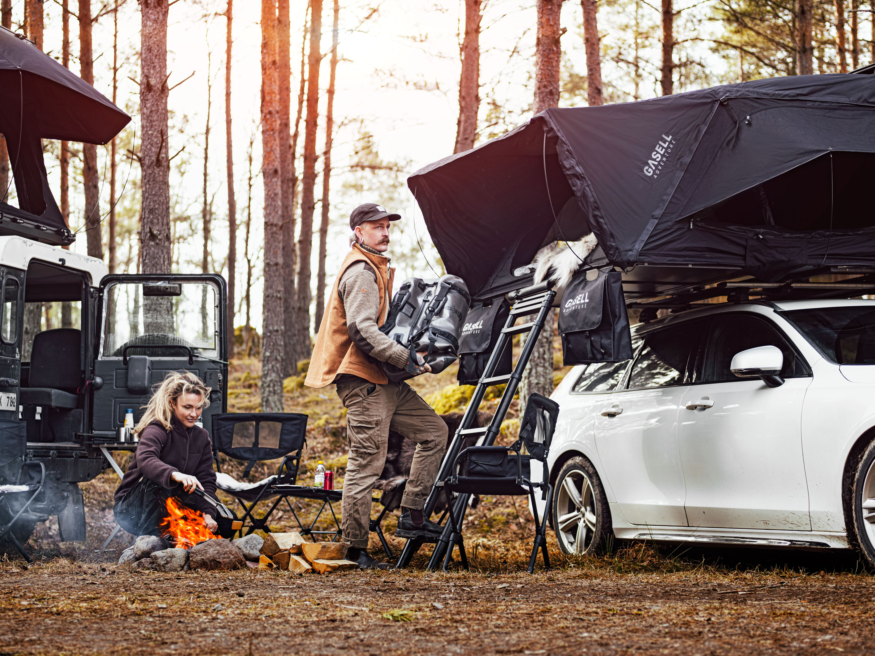 gasell adventure taktält hårdskal