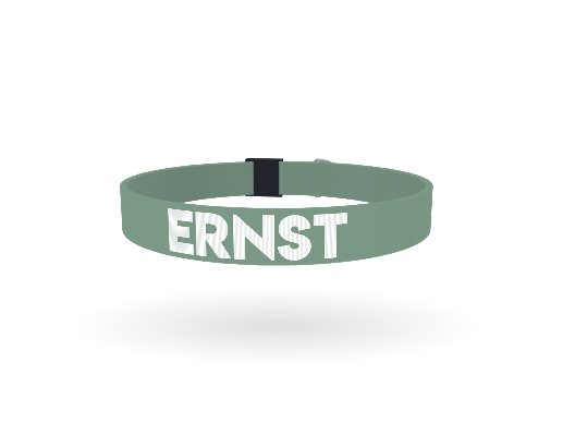 Förhandsvisning av ett personligt halsband i Ernst färgpalett