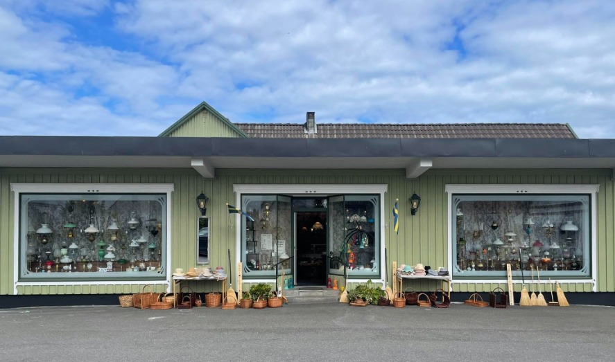 Lysande Seklers butik i Simris, Skåne