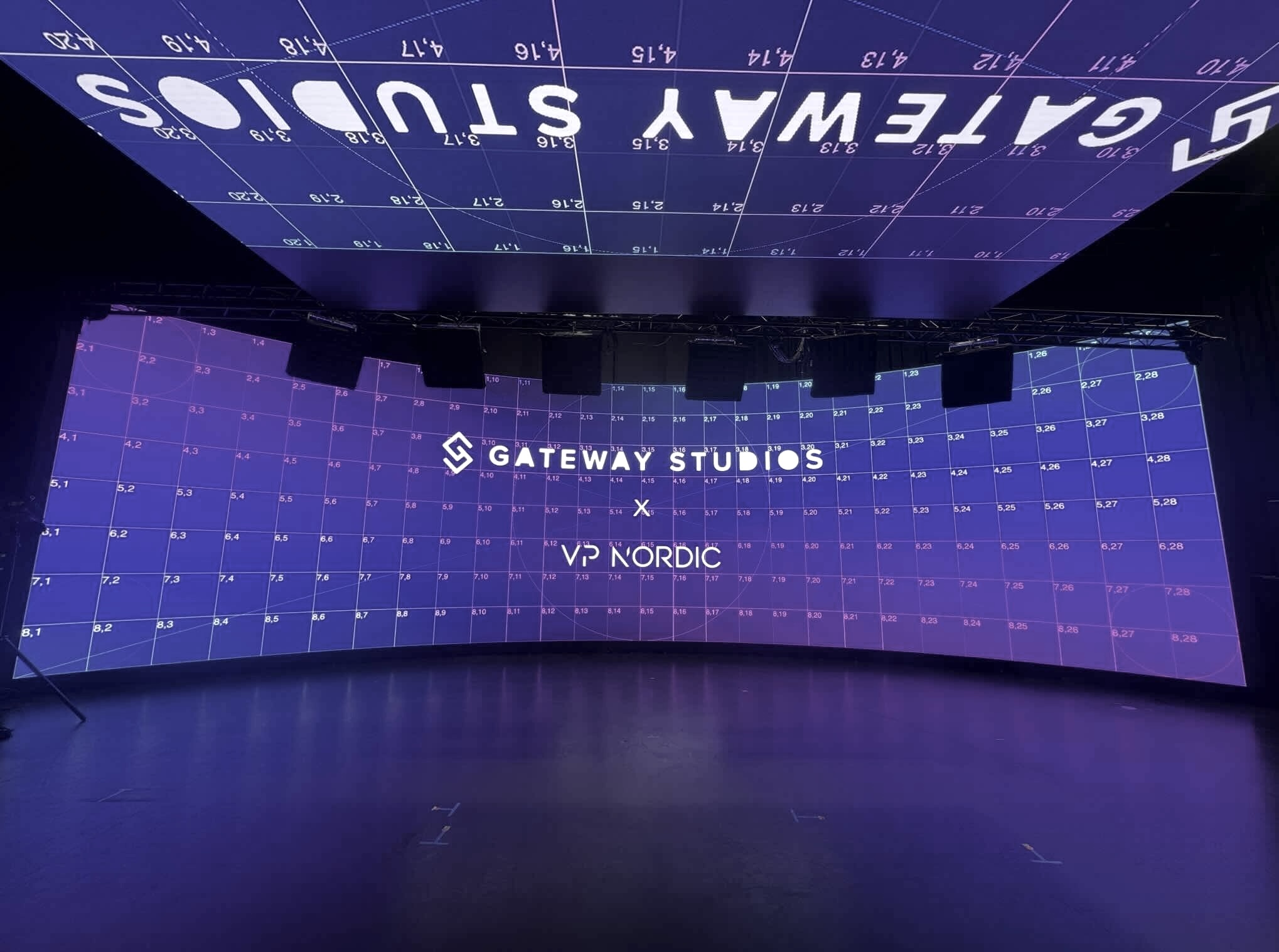 Gateway Studios with VP Nordic LED wall