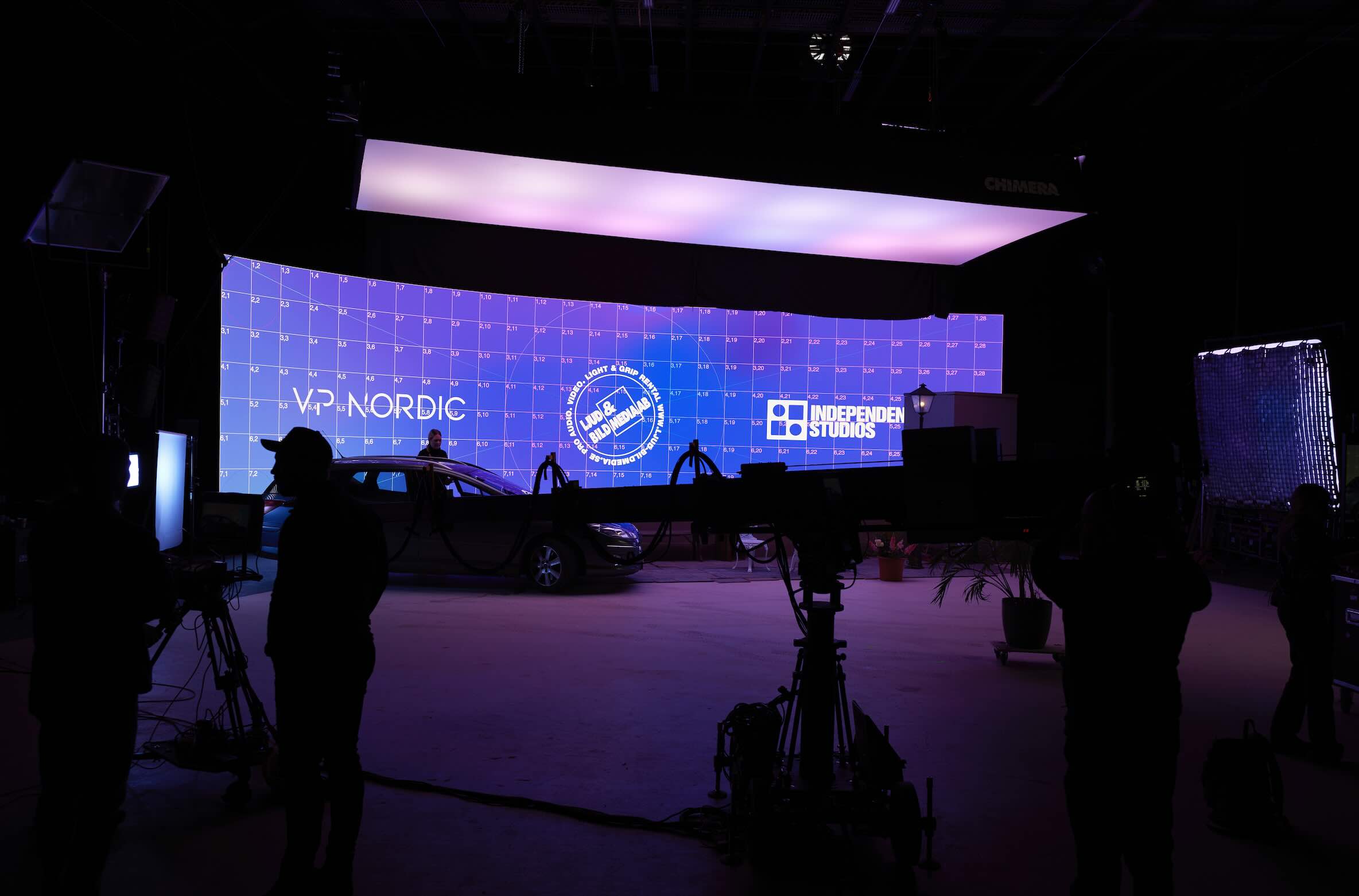 Independent Studios with VP Nordic LED wall