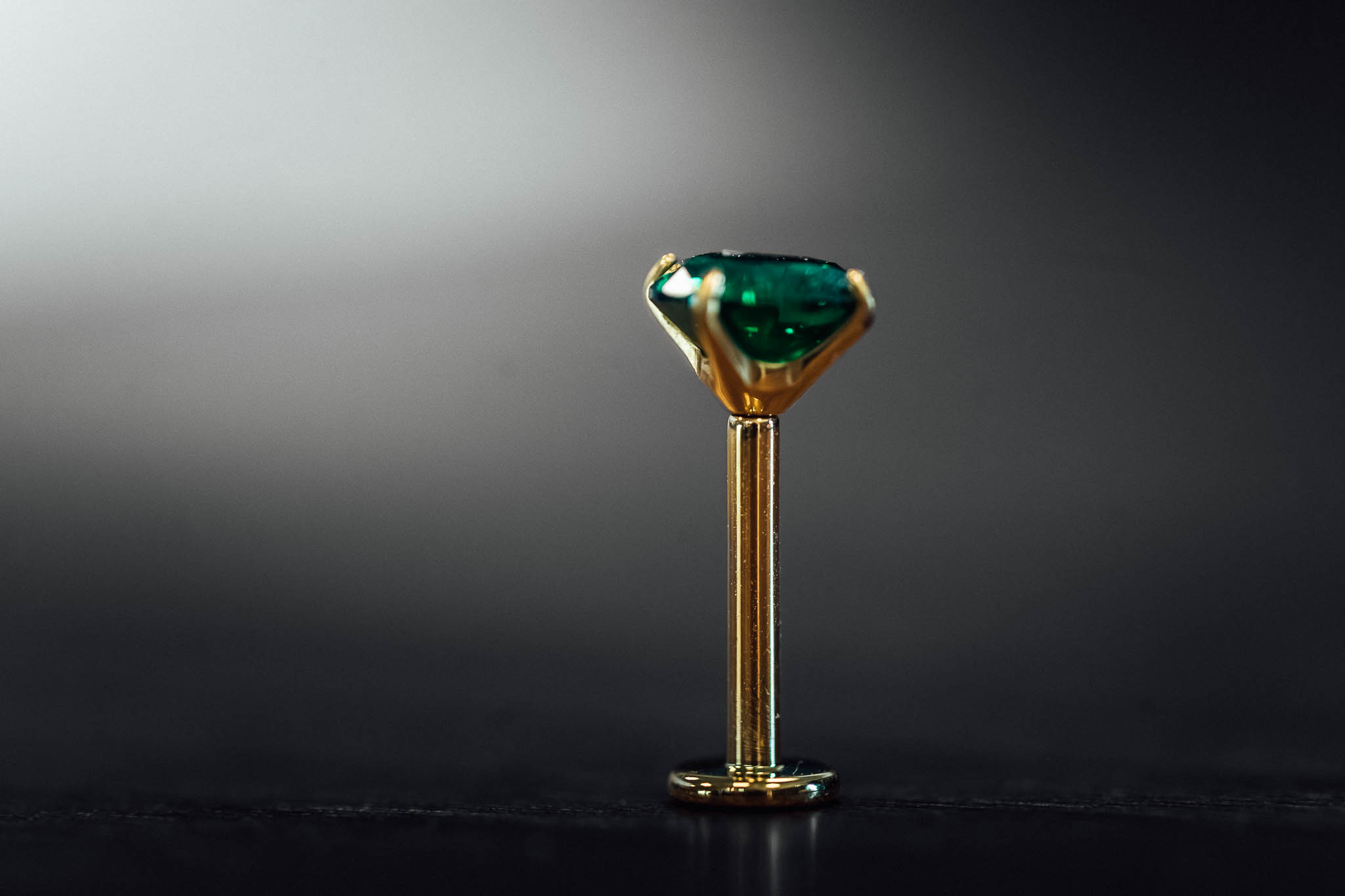 Fully insert the top into the post