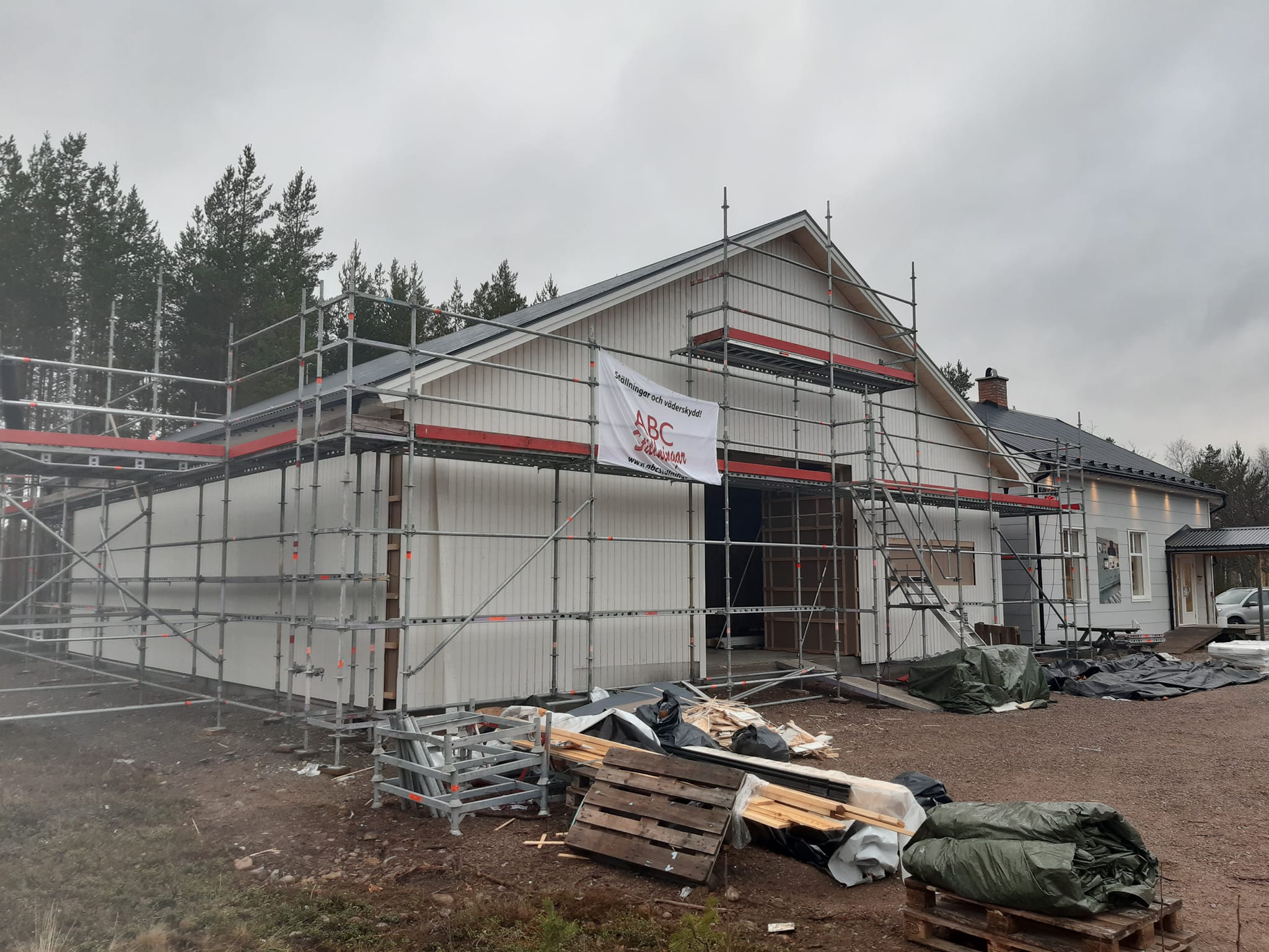 utebyggnad som blev klar 2023