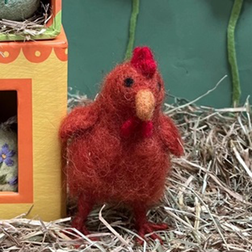 Hängande ulldjur fina att pynta med till jul och påsk