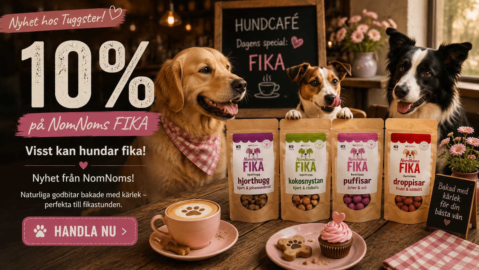 10 procent på NomNoms FIKA