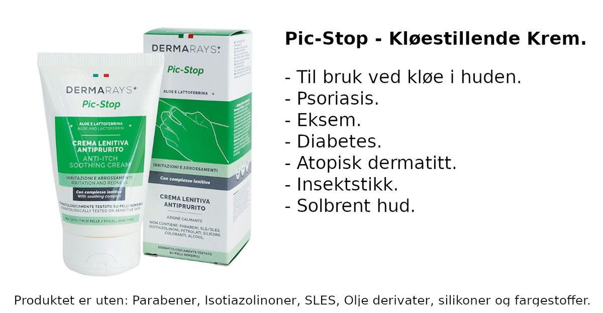 PIC-STOP Kløestillende Krem 125ml