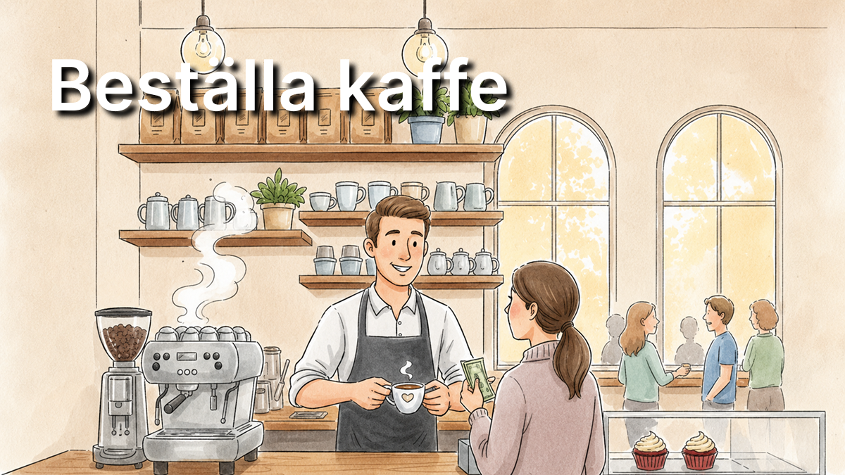 Caféuttryck och vardagssvenska