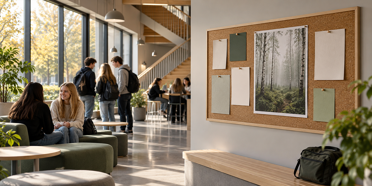 Anslagstavla i professionell miljö – Anslagstavlor – guider och inspiration för företag
