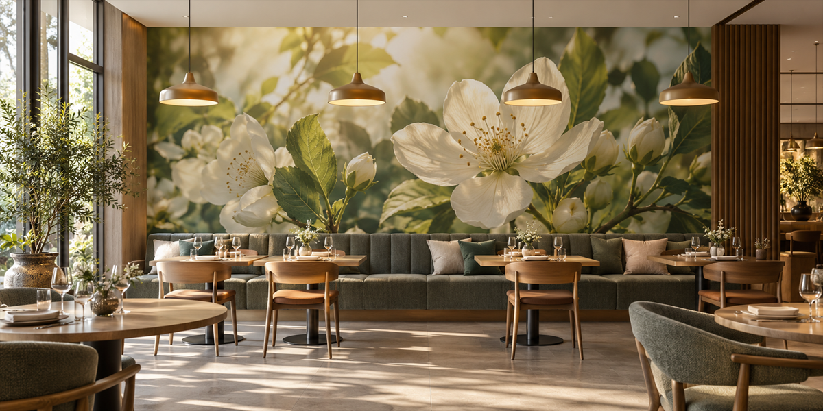 Fototapet i professionell miljö – Fototapeter för hotell och restauranger