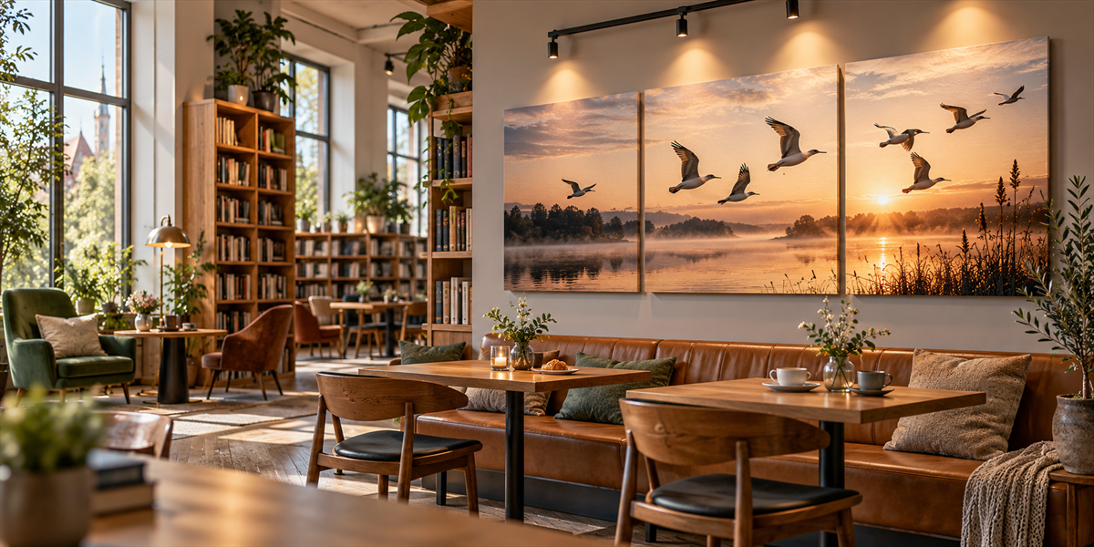 Material och planering för väggdekoration – Tavlor med mat och dryck för restauranger, caféer och hotell
