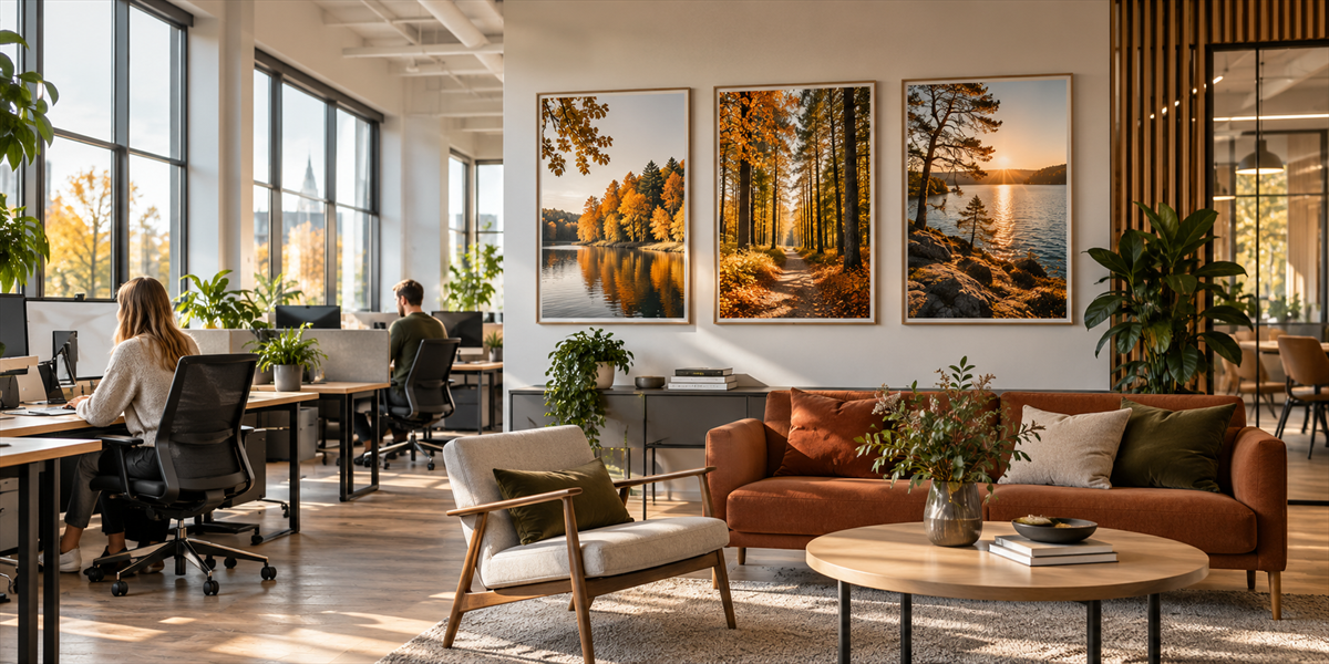 Posters i professionell miljö – Färgstarka posters för kontor och verksamheter