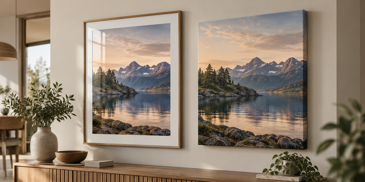 Posters i professionell miljö – Posters eller canvastavlor – vad är skillnaden?