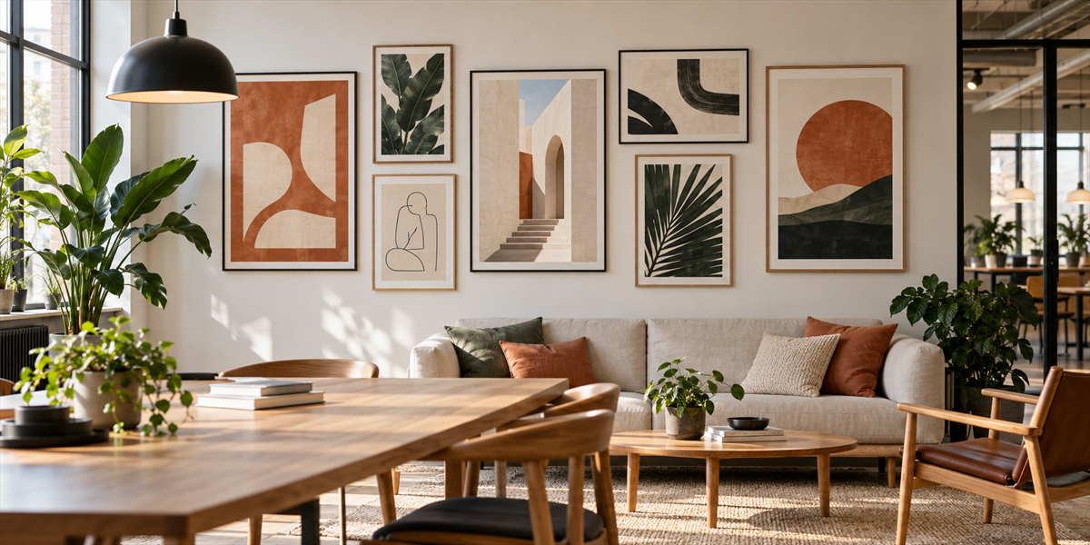 Posters i professionell miljö – Skapa en tavelvägg med posters på kontor och i verksamheter