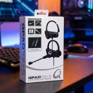 Nye QPAD gaming-hodetelefoner i original emballasje