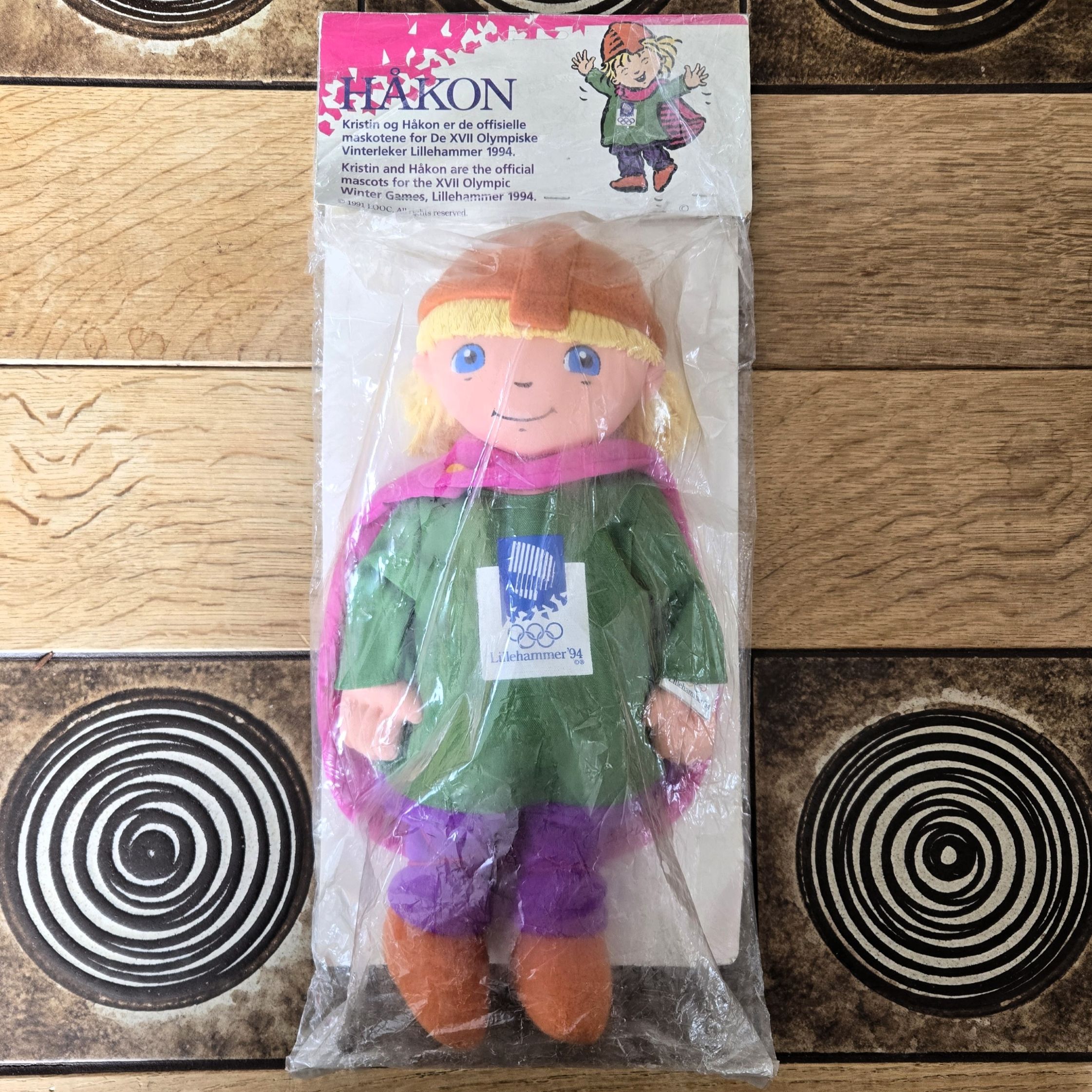 Originale Kristin og Håkon OL-dukker 1994 uåpnet