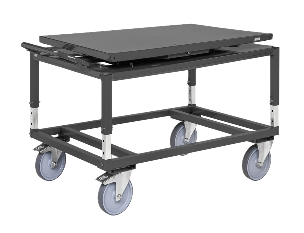 Ergonomisk pallvagn med roterande platta