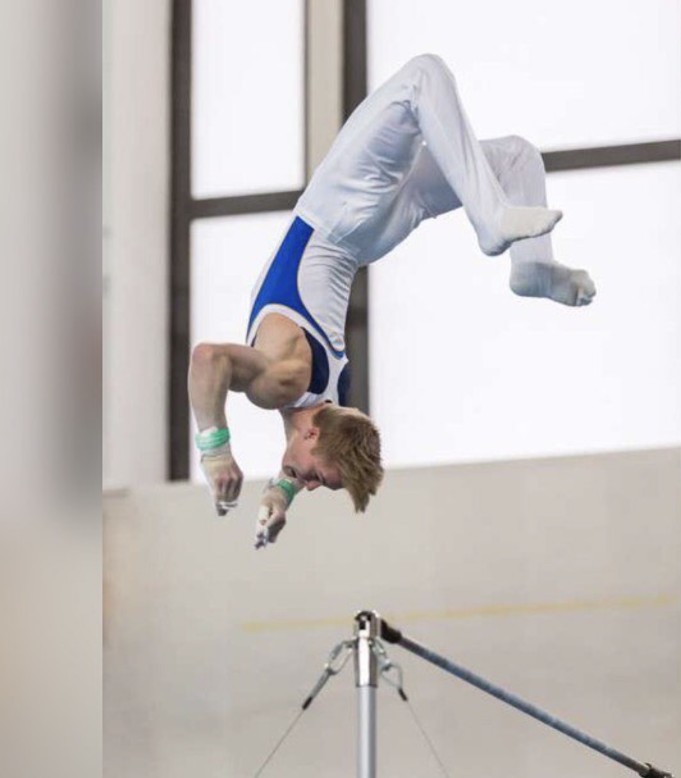 Räckskydd för manlig artistisk gymnastik