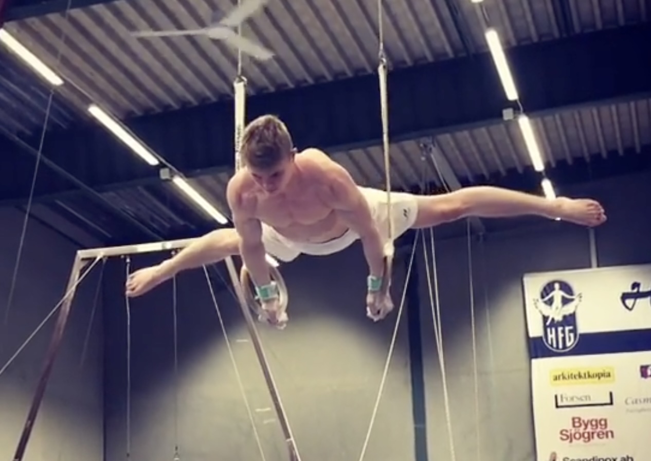 Ringskydd för manlig artistisk gymnastik