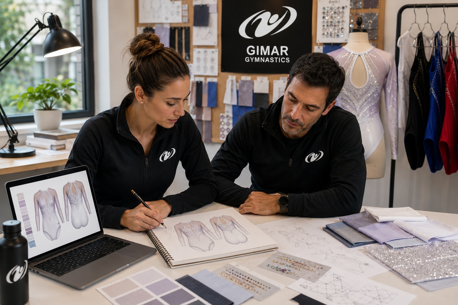 GympaSport hjälper föreningar att designa egna gymnastikdräkter