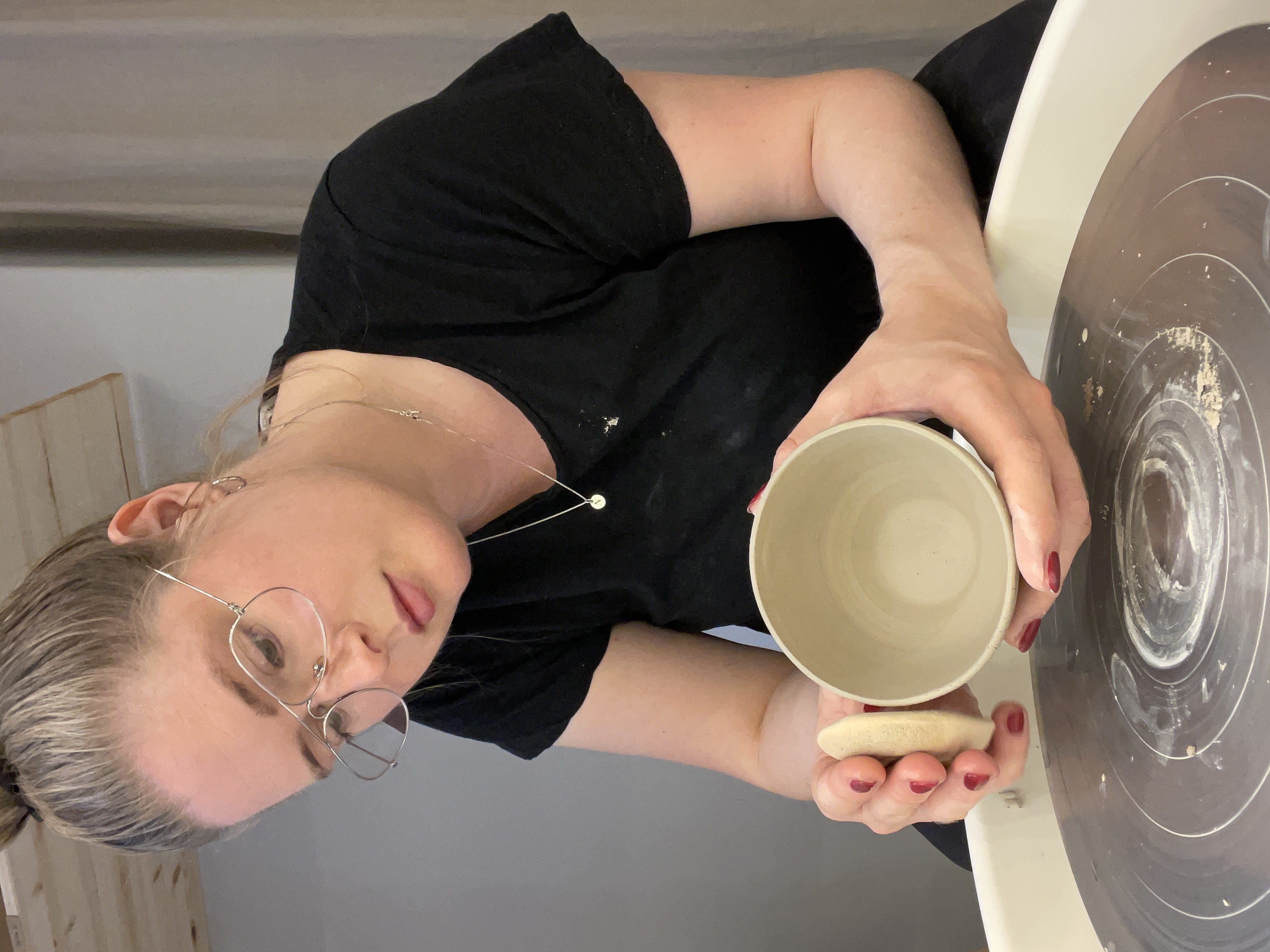 Från ateljén — vridskiva och verktyg