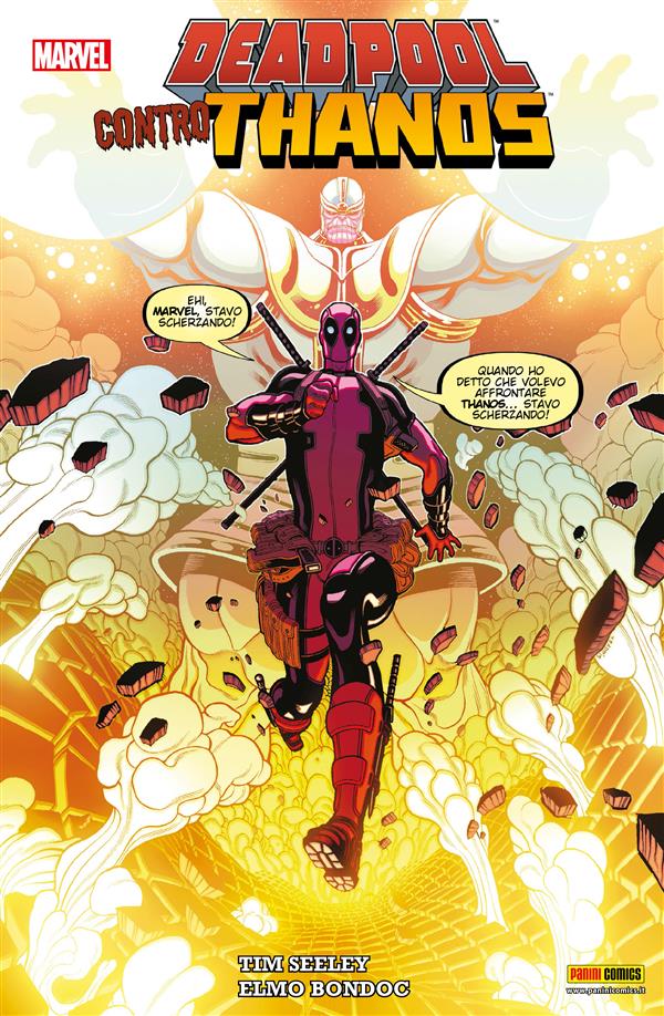Deadpool contro Thanos cover