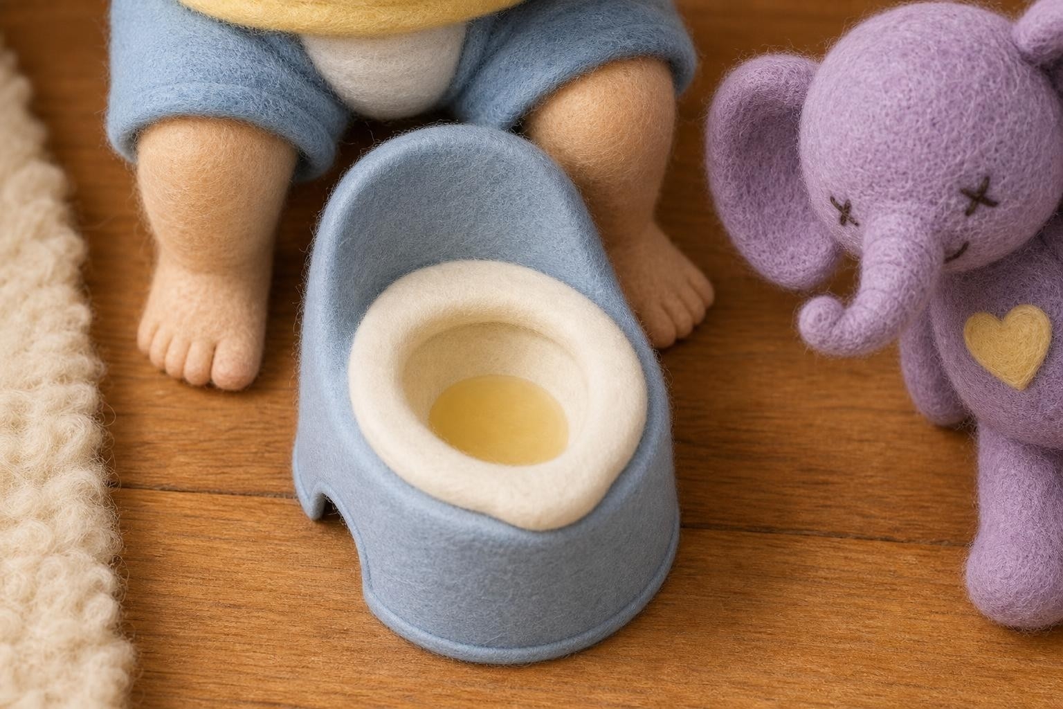Elephant on the Potty