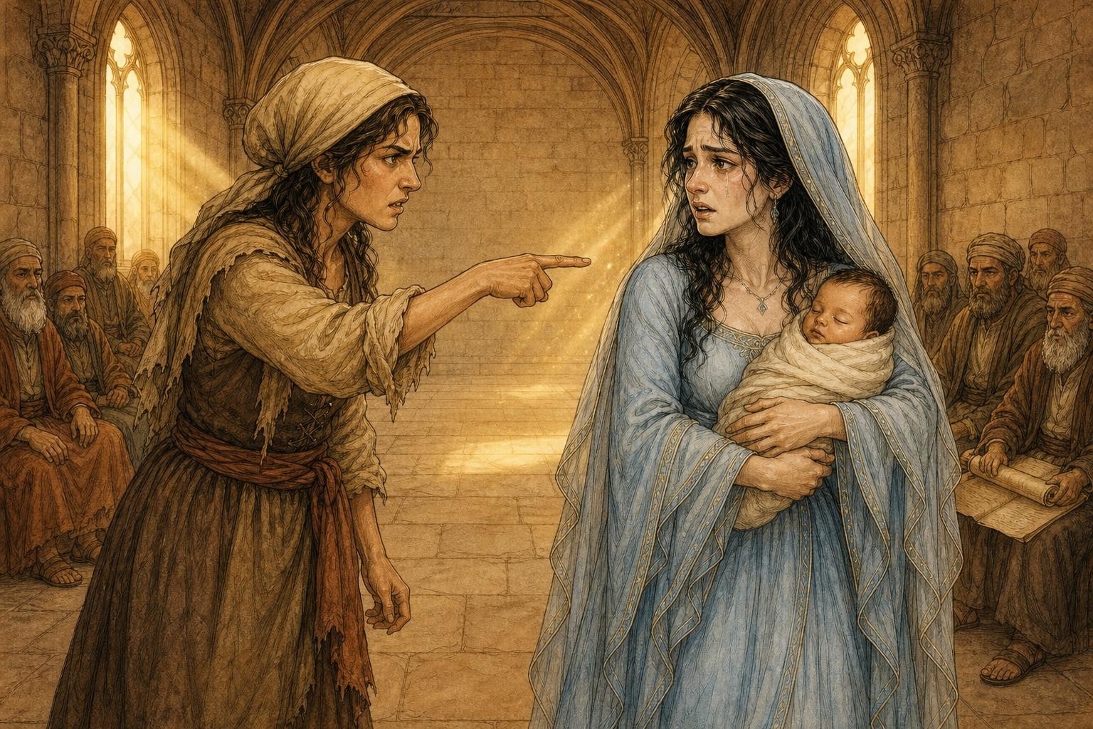 The Boy in the Bed — Two Women and One Judge