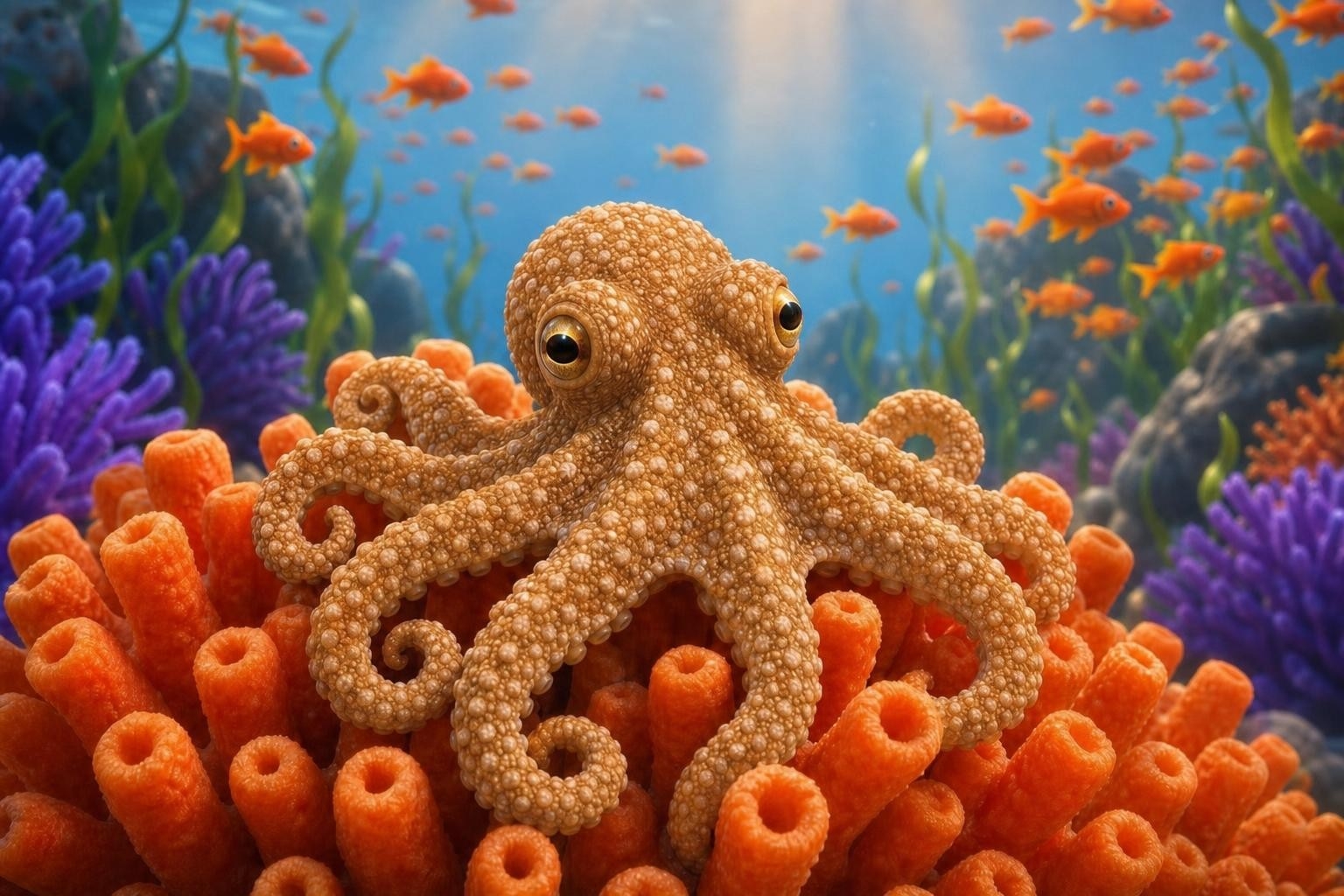 A Rock with Eight Arms