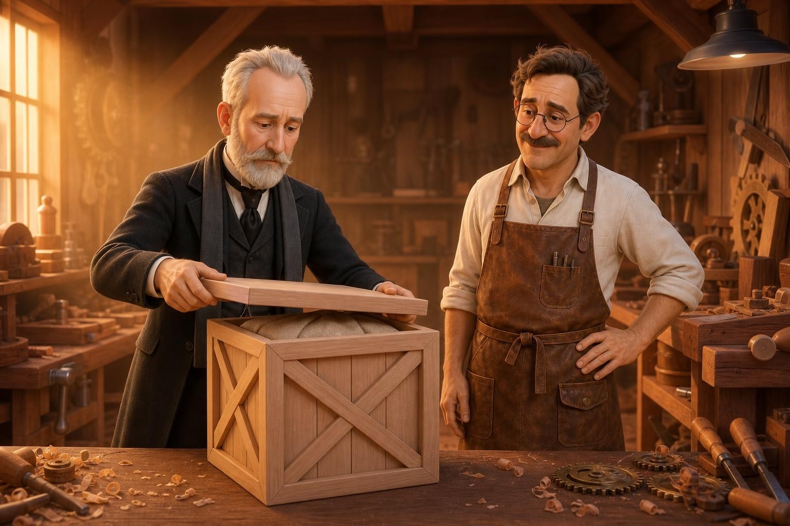 The Composer Who Whispered to the Wooden Box