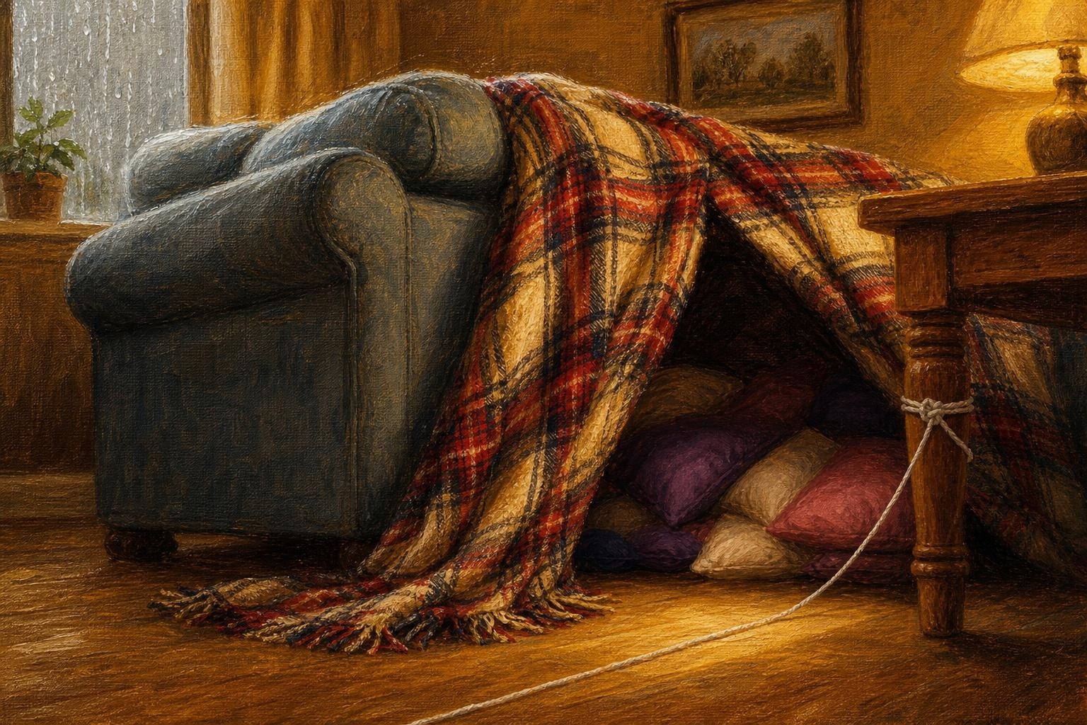 Don't Go Into the Sofa Without a Flashlight