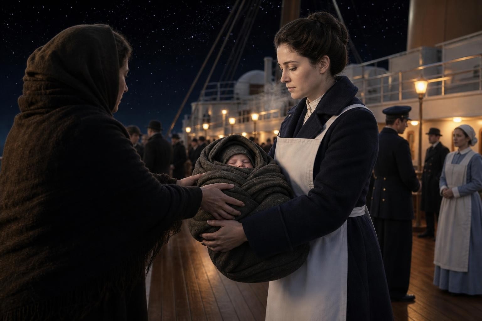 One Crisply Ironed Apron and Three Sinking Ships